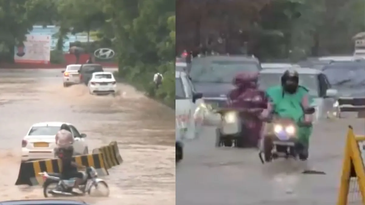 gurugram-receives-heavy-overnight-rains-several-areas-waterlogged-traffic-affected-watch